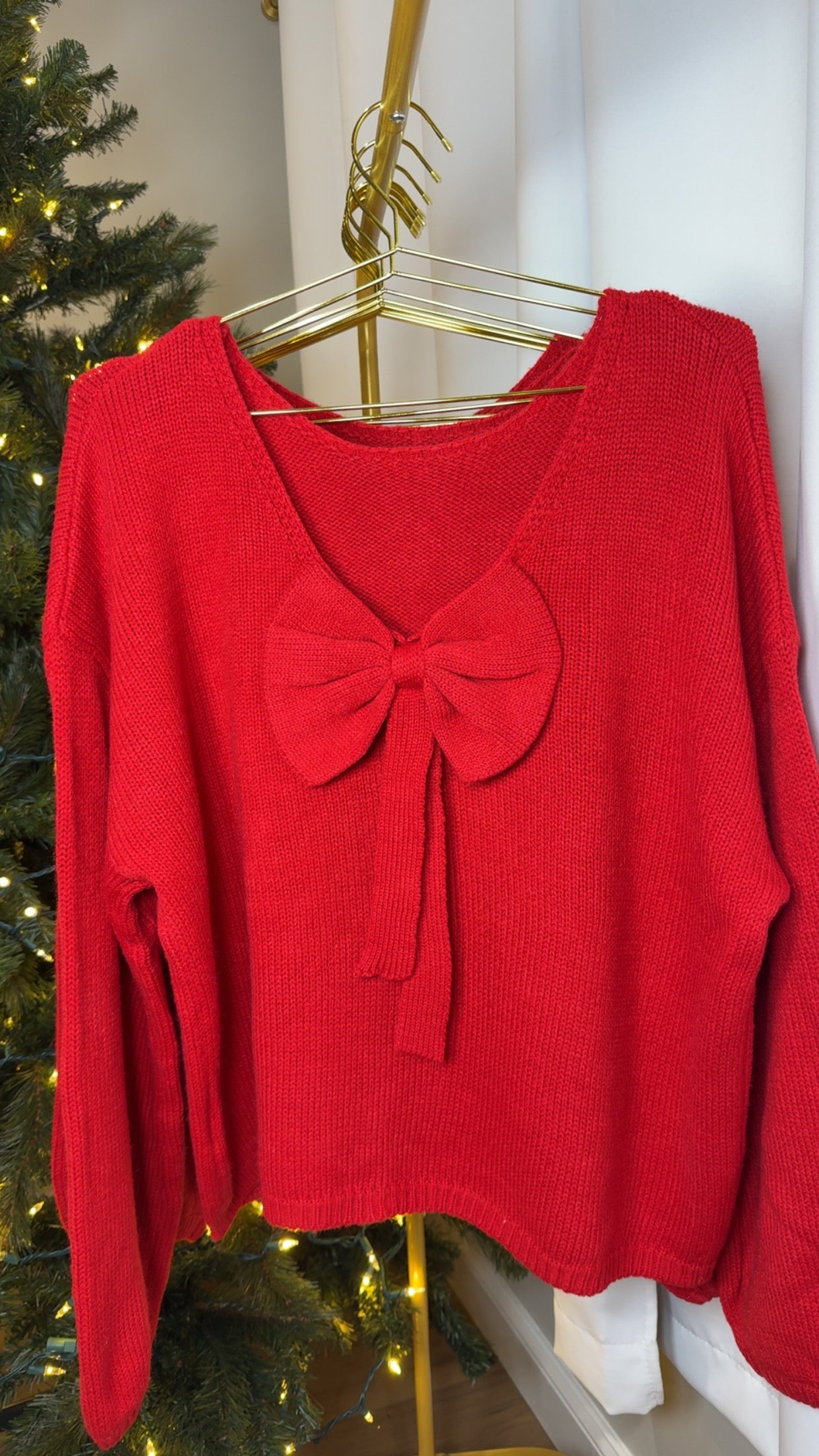 The Holiday Bow Sweater