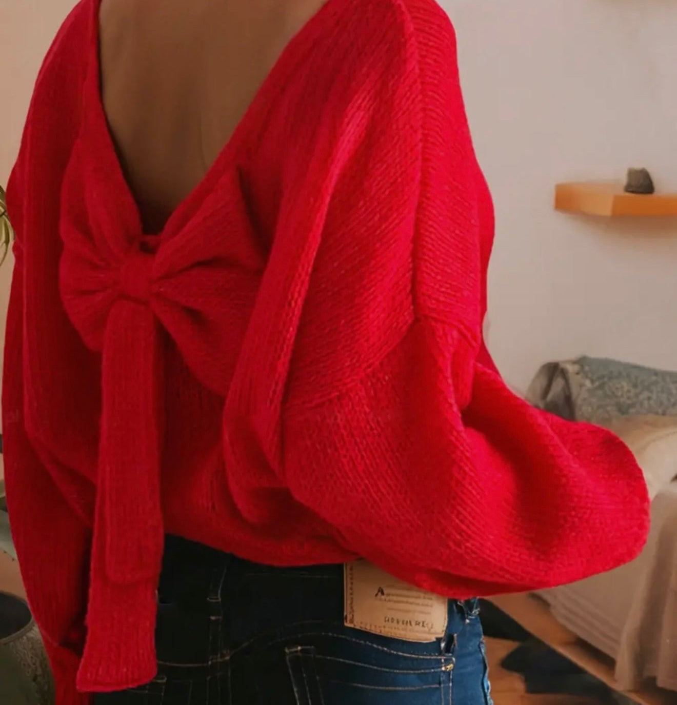 The Holiday Bow Sweater