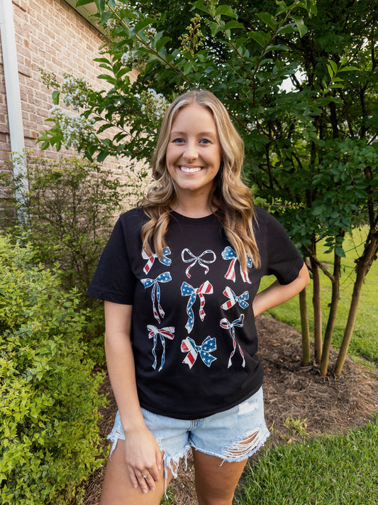 America Bow Graphic Tee